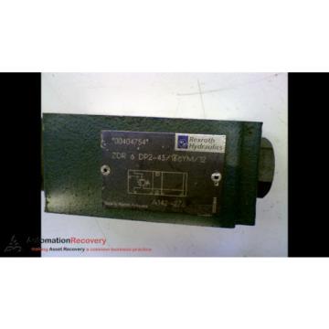 REXROTH ZDR 6 DP2-43/75YM/12 HYDRAULIC VALVE #161408