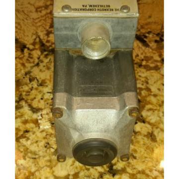 REXROTH 4WE10D21/AW110NDAV SOLENOID VALVE HYDRAULIC HYDRO NORMA $199