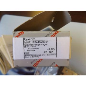 WHOLESALE Italy Mexico LIQUIDATION PLC REXROTH MINI BALL RAIL SYSTEM R044329301 NEW IN BOX