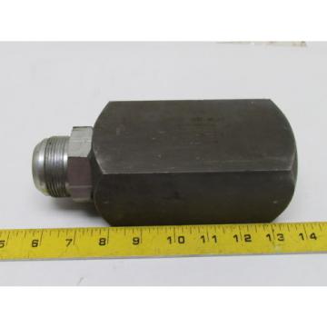 Rexroth Canada Greece Hycon 45/84 Carbon Steel 1-1/2&#034; Check Valve Hydraulic 1-7/8x12 Thread