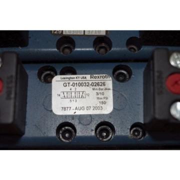 Rexroth Australia Singapore Ceram 6-Valve Air Control Manifold GT10061-2440 GT10032-2626