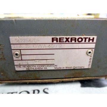 REXROTH Mexico Dutch LFA 25 GWA-60/12 HYDRAULIC VALVE MANIFOLD