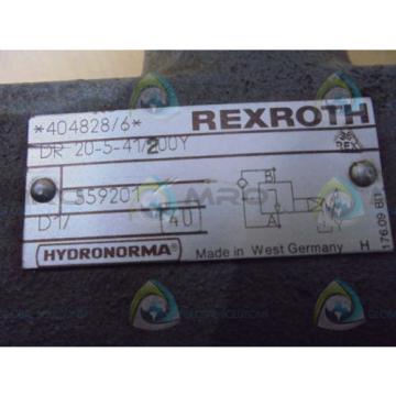 REXROTH Egypt Australia  DR20541/200Y  VALVE *USED*