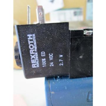 Rexroth Australia Germany Ceram Solenoid Valve Size 1 #R432006441 GT-010061-03940 24 VDC (NIB)