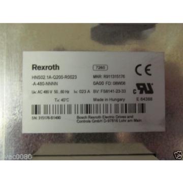 REXROTH Singapore Mexico HNS02.1A-Q200-R0023-A-480-NNNN INDRADRIVE 380/480 23 AMP NEW SURPLUS