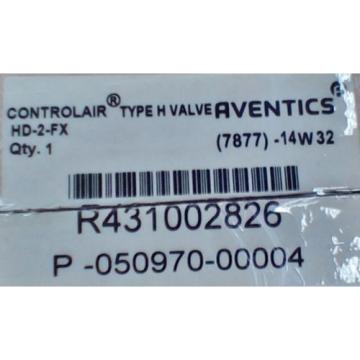 Rexroth ControlAir Valve Model HD-2-FX R431002826 P50970-4