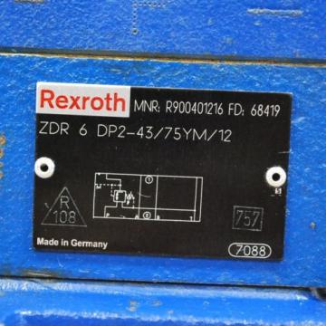 Rexroth Singapore Greece 4WEH22E76/6EG24N9EK4, #ZDR6DP2-43/75YM/12, #4WE6J60/EG24N9K4 Assembly.