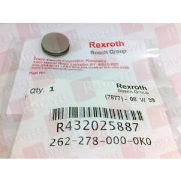 BOSCH Dutch India REXROTH R432025887 RQANS1