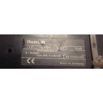 REXROTH  NUT RUNNER MOTOR  0-608-701-018