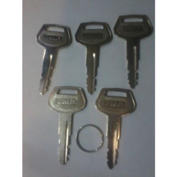 5X FIVE 787 Komatsu Key&#039;s for  Plant Equipment Heavy Duty fast dispatch get them