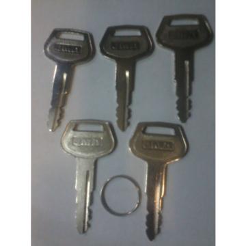 5X FIVE 787 Komatsu Key&#039;s for  Plant Equipment Heavy Duty fast dispatch get them