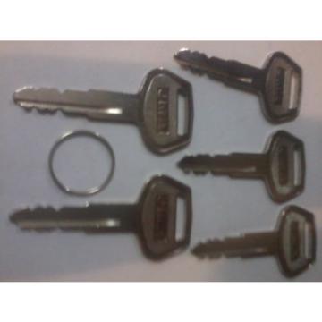 5X FIVE 787 Komatsu Key&#039;s for  Plant Equipment Heavy Duty fast dispatch get them