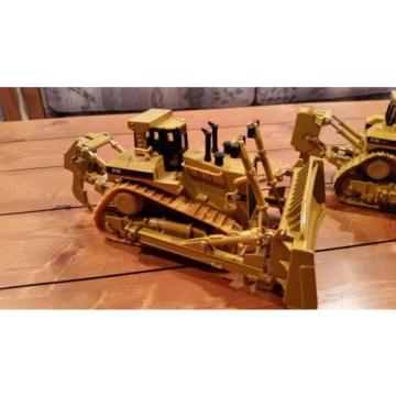 Lot of 4 Komatsu &amp; Caterpillar 1/50 Scale Mining Push Dozers *NEW*