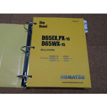 Komatsu D65EX/PX-15, D65WX-15 Dozer Bulldozer Service Shop Repair Manual