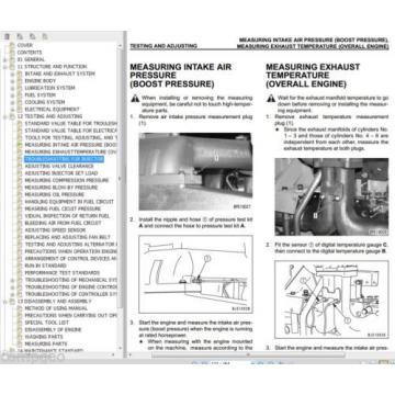 CUMMINS QSK23 / Komatsu 170-3 ENGINE  Shop Rebuild Service Manual WORKSHOP