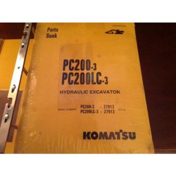 Komatsu Excavator PC200-3/PC200LC-3 Parts Book