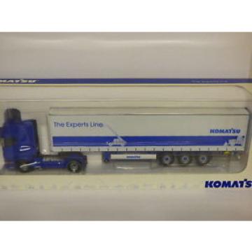 Universal Hobbies Scania R Komatsu - The Experts Line Curtainsider REF 5602