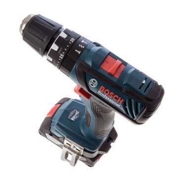 Bosch GSB182LI plus 18v combi cordless drill 2x2ah li-on batts L box GSB-18-2-LI