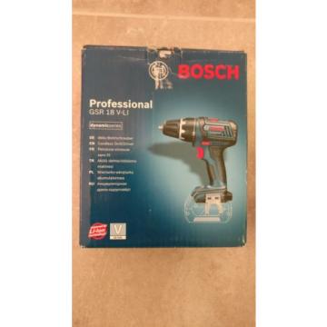 Perceuse-visseuse électrique sans fil Bosch GSR 18 Li PRO + 1 Batterie + Embouts