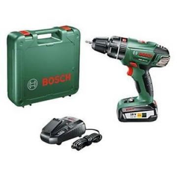 Bosch PSB 18 LI-2 Trapano Avvitatore-Battente, Batteria al Litio