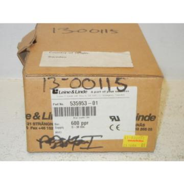 LEINE &amp; LINDE 535953-01 NEW ENCODER RHI 593 9-30 VDC 600 PPR HTL 53595301