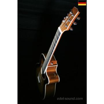 40` Westerngitarre Nika sunburst, breiter Hals, Decke Fichte Korp. Linde, Cut EQ