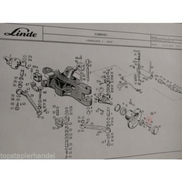 Disc Steering axle Linde 0009140931 E16/20/25/30 H12/15/20/25/30 BR322,325,330