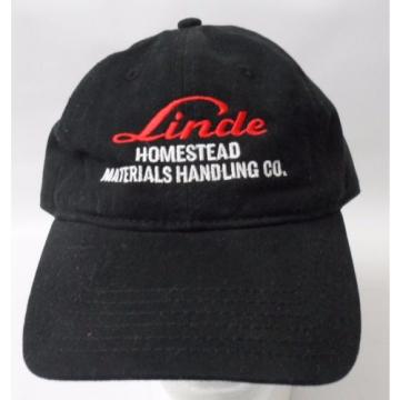 LINDE Homestead Materials Handling Embroidered Baseball Cap Strapback Hat Black