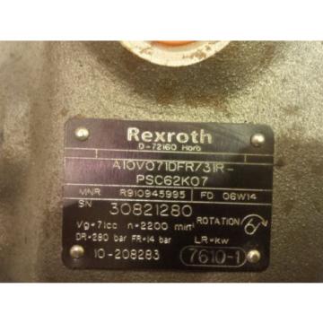 Rexroth variable displacement hydraulic piston pump