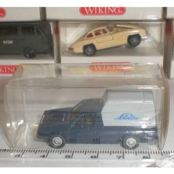 WIKING 13 047 VOITURE VOLKSWAGEN VW CADDY LINDE CAR ECHELLE 1:87 HO OCCASION OVP