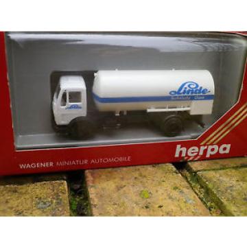 HERPA HO 1:87 ref 806050 MERCEDES camion citerne TANKER Linde état neuf en boite