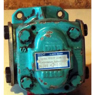 1 USED KRACHT KF63RF 23/340-GJS HYDRAULIC PUMP . ***MAKE OFFER***