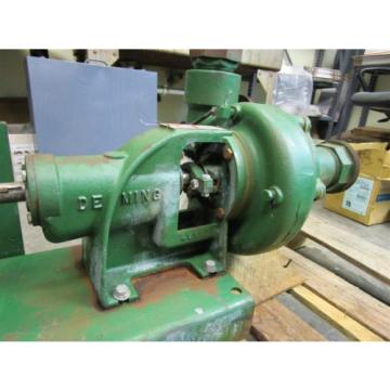 Crane Deming Rebuilt Pump 4001 Sz #2-1/2 Type BF Unit 417 6-3/8 West 2hp 3ph