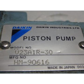 DAIKIN PISTON PUMP V23A1R-30_V23A1R30