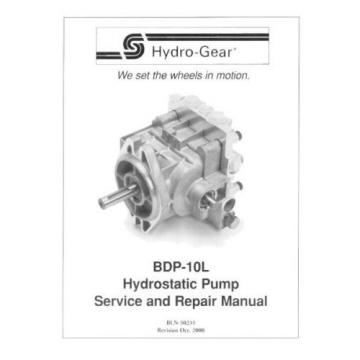 Pump PL-BGVQ-DY1X-XXXX/BDP-1L-121P/98-4375/103-2766 HYDRO GEAR OEM FOR TRANSAXLE