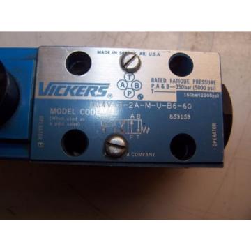 Origin VICKERS HYDRAULIC SOLENOID VALVE DG4V-3-2A-M-U-B6-60 COIL 120 VAC