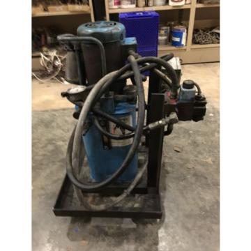 VICKERS POWER SYSTEM, MOD# TK5V-V15F-M-N-GF30-F1-B2-069, BALDOR MOTOR, 2 HP,USED