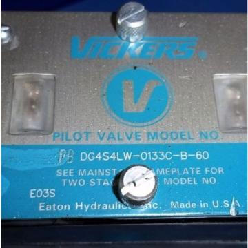 VICKERS 120V, 069A HYDRAULIC DIRECTIONAL VALVE PB DG4S4LW-0133C-B-60