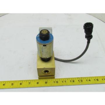 Vickers EPV10-12D-M-U-10 23035 Hydraulic Flow Control Valve w/Plug 12VDC Coil