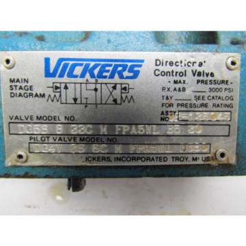 Vickers DG5S-8-33C-M-FPA5WL-B5-30 Hydraulic Directional Control Valve 3000 PSI