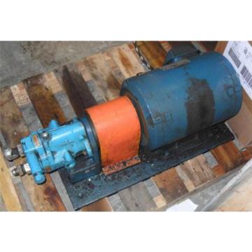 #250 Reliance AC Motor 215T P21G12D-LY 10-HP 230/460V + Vickers PVB5-RSY-21 Pump