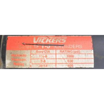 Vickers T-J Hydraulic Cylinder  6#034; Stroke  1000 PSI  Fixed Mount