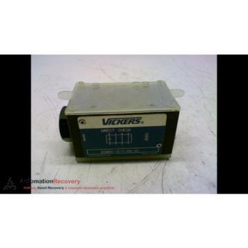 VICKERS DGMDC-3-Y-PK-41 HYDRAULIC CHECK VALVE, Origin #169721