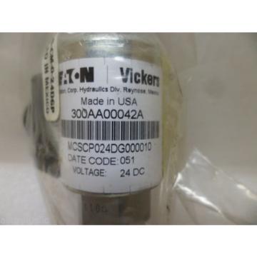 EATON VICKERS 300AA00042A HYDRAULIC SOLENOID  VALVE SBV11-8-CM-0-00 24VDC  NOS