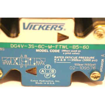 Origin VICKERS DG4V-3S-6C-M-FTWL-B5-60 PILOT VALVE DG4V3S6CMFTWLB560