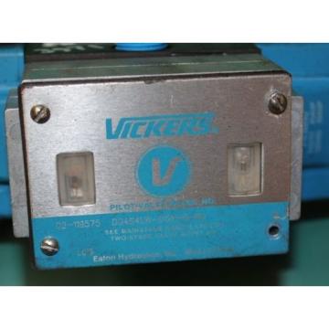 Vickers, DG4S4LW-012N-B-60,  02-119575, Pilot Reversible Hydraulic Directional C