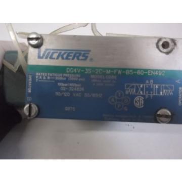 VICKERS DG4V-3S-2C-M-FW-B5-60-EN492 HYDRAULIC VALVE USED