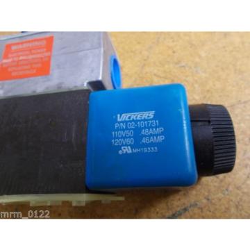 Vickers DG4V-3S-2AL-M-FPBWL-B5-60 Solenoid Valve With 02-101731 Coil 120V 50/60H