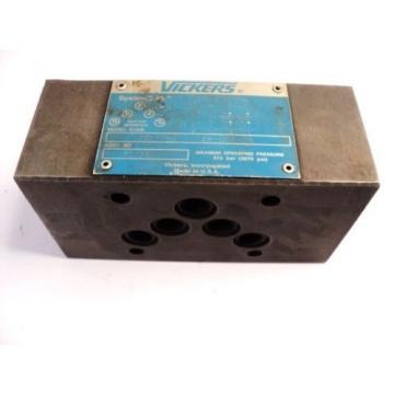 VICKERS DGMFN-5-Y-A2W-B2W-30 HYDRAULIC FLOW CONTROL VALVE BLOCK STACK