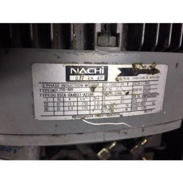 Nachi 5 HP Hydraulic Unit, Nachi Piston Pump # PVS-1B-22N1-U-2408P, Used